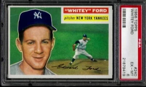 PSA 6 - 1956 Topps #240 Whitey Ford New York Yankees HOF - Picture 1 of 4