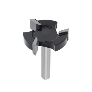 Spoilboard Surfacing Router Bit 1/4'' Shank 1-1/4 Inch Cutting Dia Woodworking - Picture 1 of 10