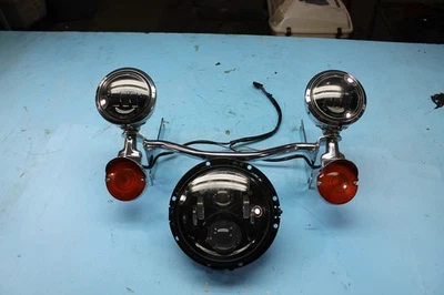 1468 98 HARLEY-DAVIDSON ELECTRA GLIDE FOGLAMP PASSING LAMP TURN SIGNAL HEADLIGHT - Image 1 of 4