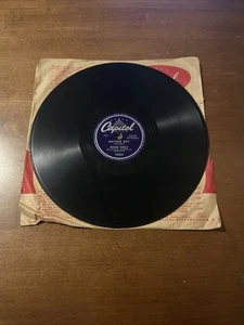 KING COLE THE KING COLE TRIO Nature Boy / Lost April CAPITOL 15054 VG 78 10" - Picture 1 of 2