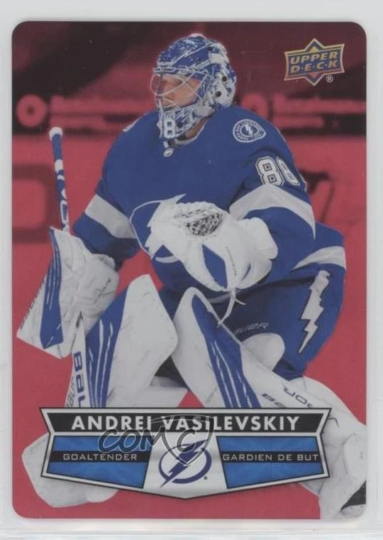 2021 Upper Deck Tim Hortons Collector's Series Red Die-Cuts Andrei Vasilevskiy - Image 1 of 2