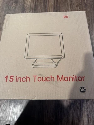 New - MUNBYN 15-inch POS Touch Screen Monitor, True Flat Seamless POS Monitor - Image 1 of 4
