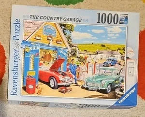 Ravensburger Das Land Garage 1000 Teile Puzzle Nostalgie Retro Autos - Bild 1 von 2