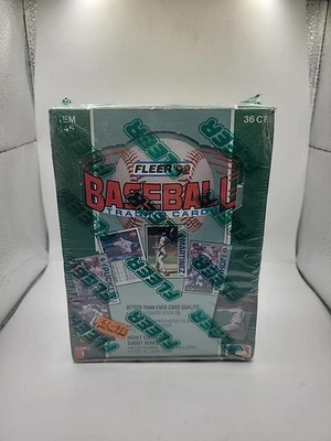 1992 Fleer Baseball Factory Sealed Wax Box 36 Packs - Image 1 of 4