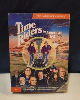 The Learning Company Time Riders In American History IBM PC Game 3.5” - Image 1 of 4