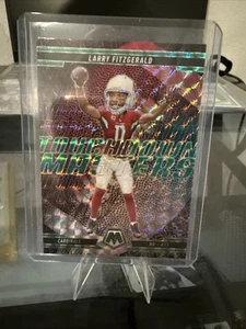 2025 Panini Mosaic - Touchdown Masters Larry Fitzgerald #20 Green Mosaic Prizm - Picture 1 of 2