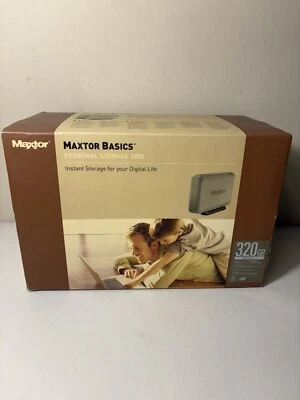 MAXTOR Personal Storage 3200 External Hard Drive 320GB New In Box - Image 1 of 3