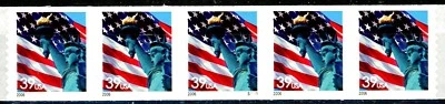 Lady Liberty 39 Cent S/A PNC5 PL S1111 D/C 10.25 MNH Scott's 3982 - Image 1 of 2