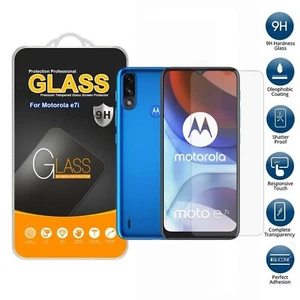 For Motorola e7i Tempered Glass Screen Protector - Picture 1 of 12
