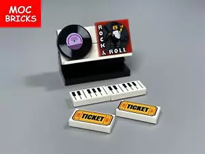 10pcs 1X2 2X2 Custom Printed Tile Plate For Lego Pieces and Parts Building DIY - Picture 1 of 16