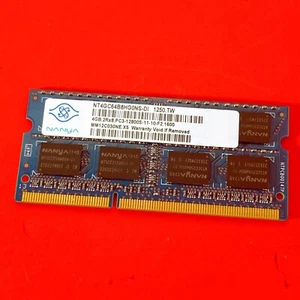 Nanya 4GB 2Rx8 PC3-12800S MEMORY RAM NT4GC64B8HG0NS Genuine Laptop - - Picture 1 of 3