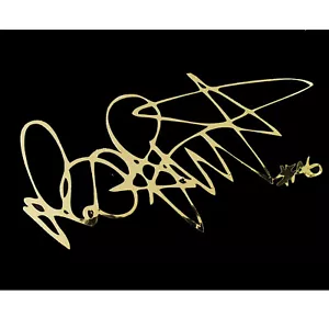 Rossi firma 46 Moto GP Oro decalcomanie cromate adesivi grafica moto x2 - Foto 1 di 3