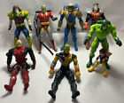 Marvel X Force & Other Action Figures Some 1990s Lot of 8