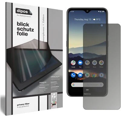 Protector de pantalla Nokia 7.2 filtro de privacidad protección de 4 vías dipos Foto 1 de 4