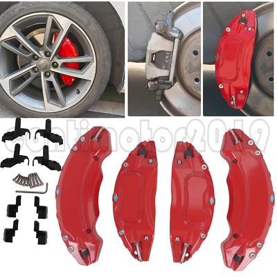 4PCS per Set Brake Caliper Covers for Audi A4L 35/40 TFSI 2017-2023 Red  Foto 1 de 4