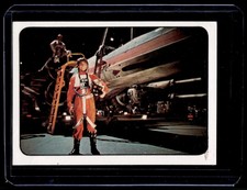 1977 Star Wars Panini Mini Sticker LUKE BEFORE HIS X-WING #183