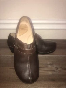 Dansko women’s clogs size 41EUR brown leather - Picture 1 of 8