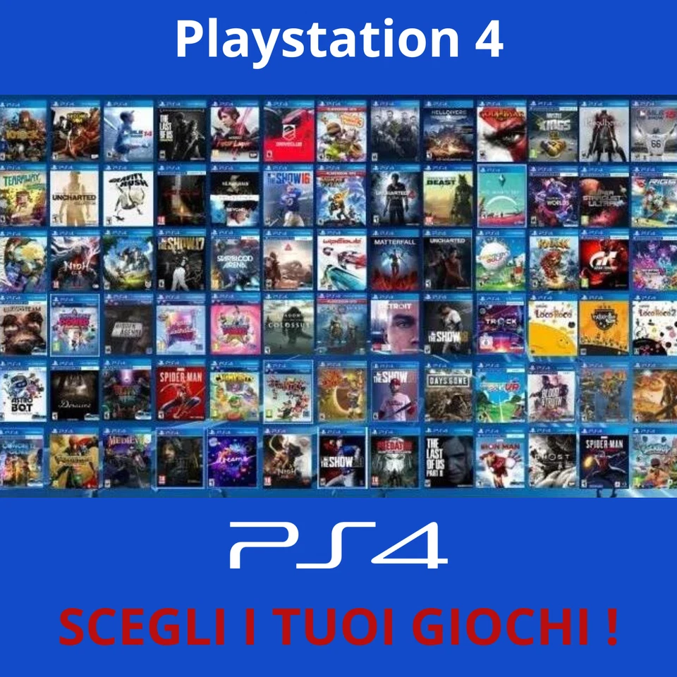 Lotto GIOCHI PS4 Playstation 4 - SCEGLI I TUOI GIOCHI - Immagine 1 di 1