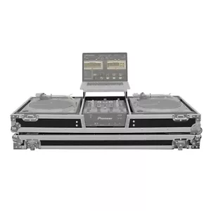 Odyssey FZGSLBM10WR Travel DJ Coffin Case for 10" Mixer + (2) Turntables idjnow - Picture 1 of 8