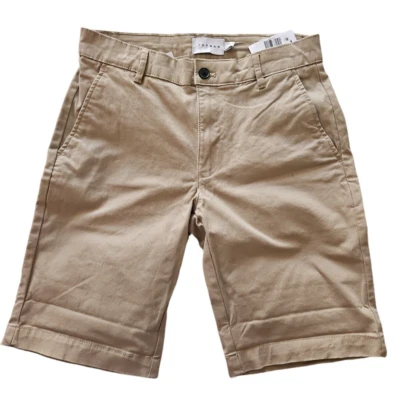 Bermudas chinas caqui Topman Asos para hombre talla 28 NUEVO Foto 1 de 3