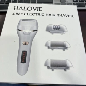 4-in-1 Electric Foot File Pedi Set & Lady Shaver Hair Remover Hard Skin Callus - Picture 1 of 2