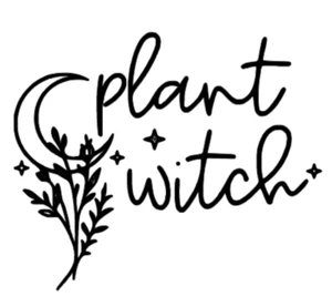 Plant Witch Vinyl Decal Choose Size and Color - Picture 1 of 4