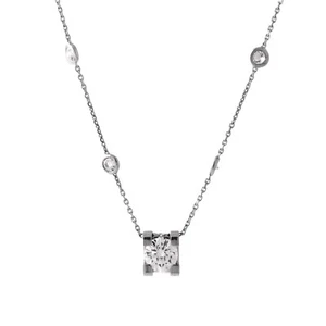 Cartier C de Cartier Necklace 18k White Gold - Picture 1 of 4