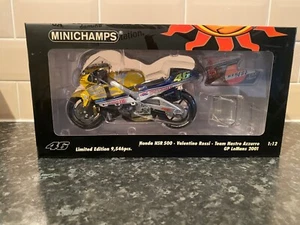 MINICHAMPS 1 12 2001 Honda NSR 500 gp LeMans valentino Rossi ltd 9.546 pc - Picture 1 of 2