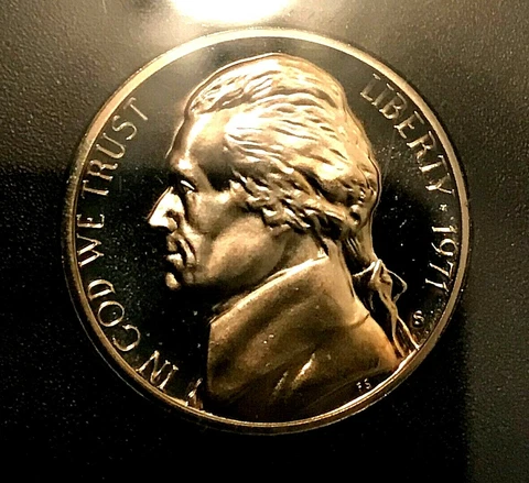 1971 S Jefferson Nickel    PROOF (1 Coin) Cover