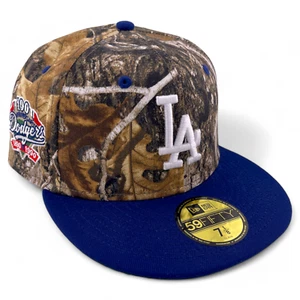 New Era Los Angeles Dodgers MLB Real Tree Camouflage Patch 59FIFTY Fitted Hat - Bild 1 von 7