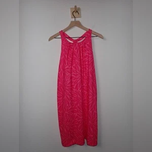 Vinyard Vines Performance Swing Dress Knockout Pink In Full Bloom Women's XS - Picture 1 of 6