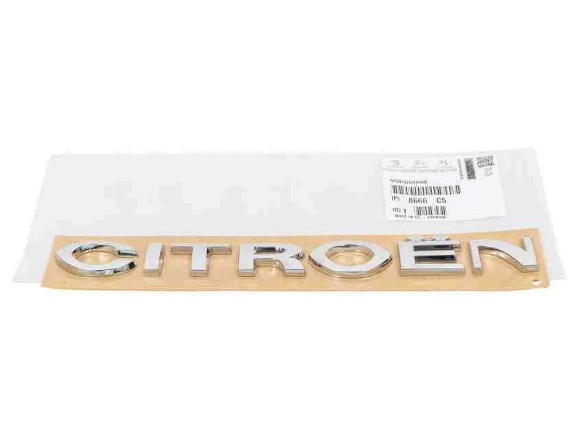 Genuine CITROEN Rear Badge Boot Emblem for C3 Picasso 2009-2012 8666 C5