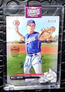 Will Smith Autograph /10 2025 Topps Archives Signature 2017 Bowman RC BD116 ... - Picture 1 of 3