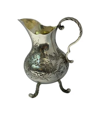 Jarra victoriana de plata crema - Londres - 1850 Foto 1 de 4