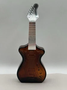 VINTAGE AVON  AFTERSHAVE SCENT  GUITAR  SHAPED  GLASS BOTTLE (EMPTY) - Picture 1 of 5