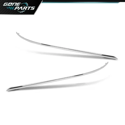 Pair Rear Bumper Trim Chrome Fit For 2008-2011 Mercedes Benz C230 C250 C300 C350 Foto 1 de 4