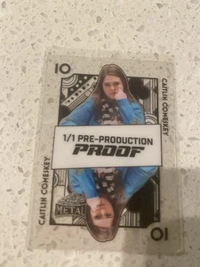 Caitlin Comeskey 2025 Leaf Metal Poker WSOP 1/1 Pre Production Proof Card - Bild 1 von 9