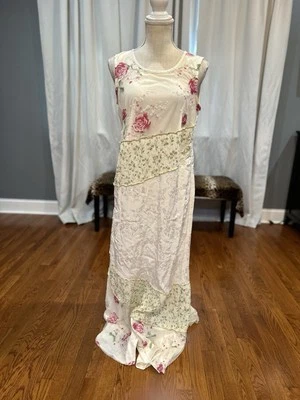 Maxi Vestido Spencer Alexis Blanco Off Floral Encaje Vintage Talla Mediana Usado en Excelente Condición Foto 1 de 4