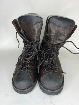 Cabelas Gore Tex Botas Con Cordones Hombres Talla 12 Marrón Cuero Suelas Vibram Punta Suave Foto 1 de 4