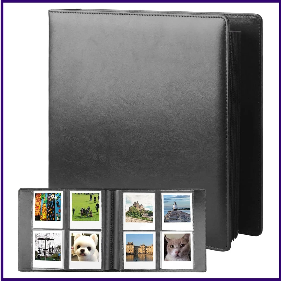 Álbum de fotos de 192 bolsillos para fotos Polaroid 600 Itype, álbum de fotos grande para Foto 1 de 4