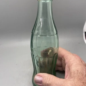 1967 Coke Coca-Cola 6 1/2oz Green Hobble Skirt Bottle Douglas, ARIZ. No Label - Picture 1 of 9