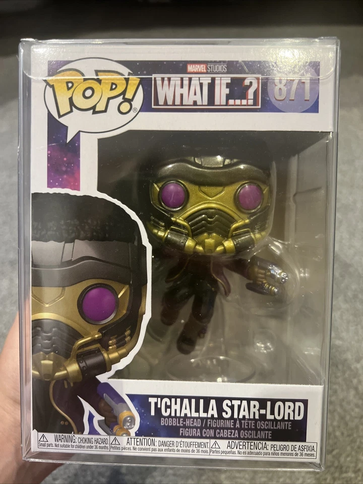 Funko Pop! TV: ¿Y si...? - Figura Vinilo T'Challa Star-Lord Foto 1 de 1
