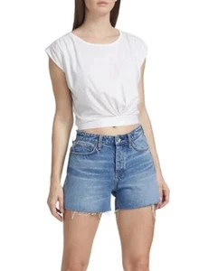 NEW WOMENS RAG & BONE DRE LOW RISE DENIM SHORTS, SIZE 30 - Picture 1 of 6