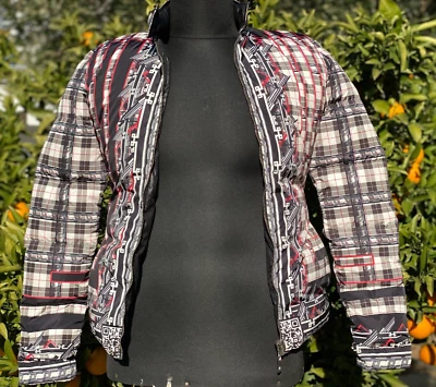 罕见 Versus Versace 双面鹅绒 Puffer Piumino 双面尺寸 38 Xs — 第 1/4 张图片