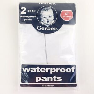 Rare 4T Gerber Rubber Vinyl Diaper Cove Training Pants Max 30 Waist 16 Leg AE