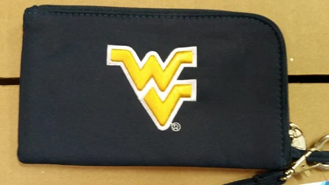 West Virginia Mountaineers ID Wallet Wristlet Cell Phone Case Charm 14 Purse Cover