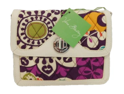 Cartera Bandolera VERA BRADLEY Ciruela Loca Turnlock y Cremallera Patricia - Exacta Nueva con Etiquetas Foto 1 de 4