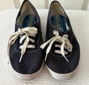 Woman’s Keds Flat Comfort Blue Fabric 8.5 - $22.91 - Picture 1 of 5