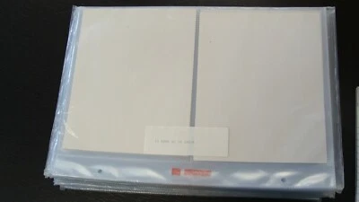 DAVO G2 BLANCO 2 BOLSILLOS PÁGINAS FDC PARA DAVO LUXE FDC ÁLBUM PAQUETE DE 10 ENVÍO GRATUITO Foto 1 de 2