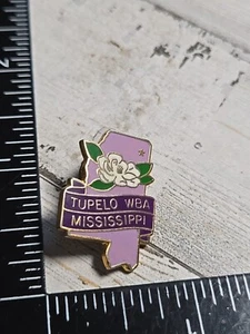 Vintage (Tupelo, MS) WBA Womans Bowling Association Enamel Lapel Pin P1 - Picture 1 of 2